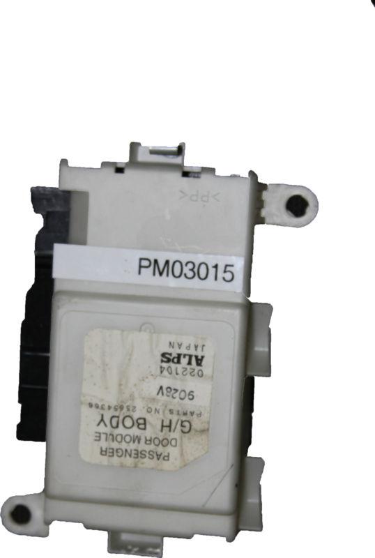 2000-2005 bonneville lesabre aurora passenger door module # 25697613 oem