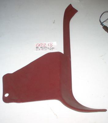 Mustang 86 convertible front kick panel right hand burgundy 1986