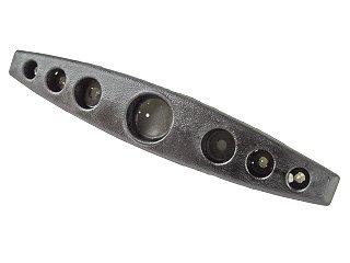 68 mustang steering wheel horn panel insert pad, black