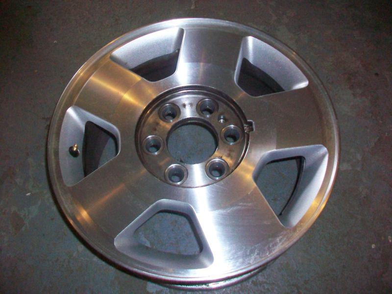 * 17 inch factory alloy rim - ford - f150 pickup / 2004-2008 /  machined