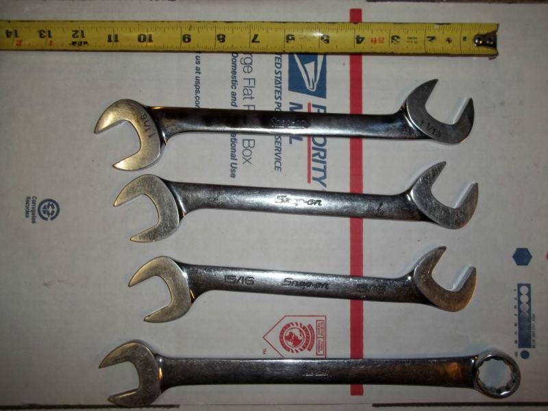 Purchase Snap On Wrenches, 4 Wrenches, 3 Four Way and 1 Box End in