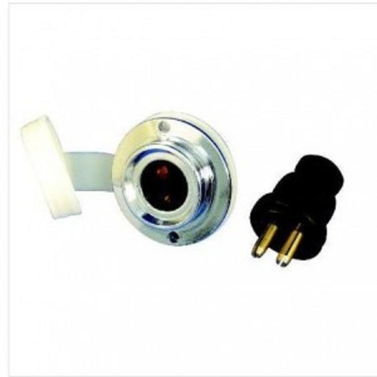 New marpac marine boat polarized power outlet - 12 volt 7-0448