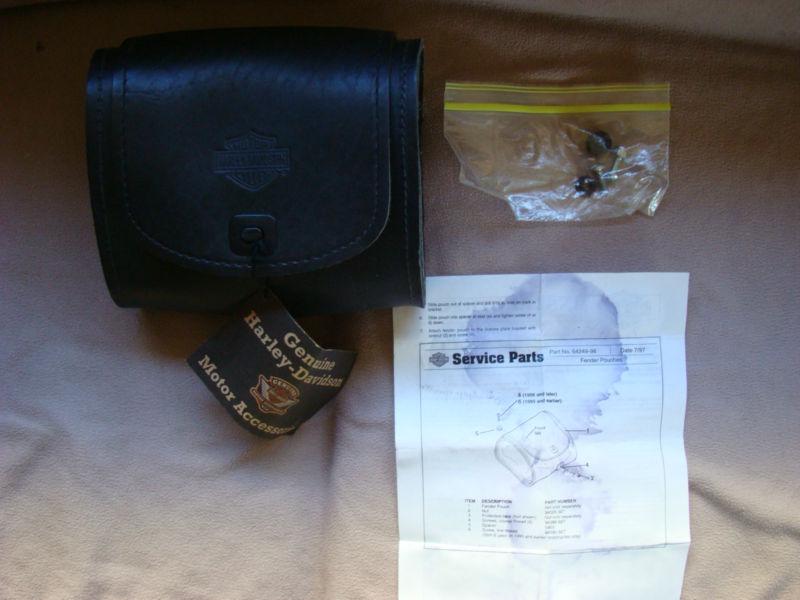 Harley davidson softail fender pouch p/n 64250-98