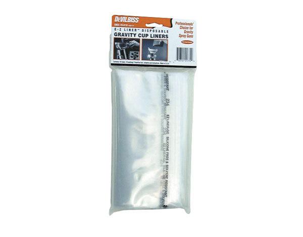 E-z liner gravity feed paint spray gun cup bags - 10