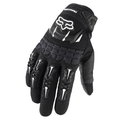  black cycling dirt bike mountain bicycle full finger motorcycle gloves l