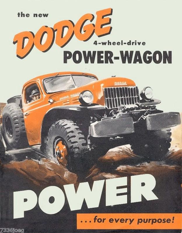 Dodge trucks vintage designs power wagon 1940's up custom t tee shirt shirts  