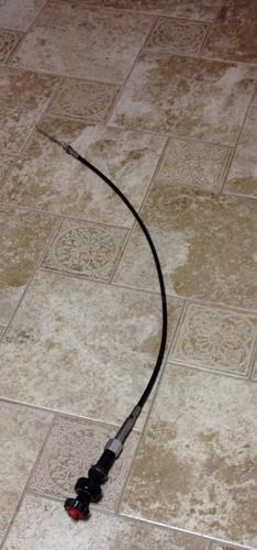 Throttle cable 3125 turn to lock push to release cable is 27" overall length 41"