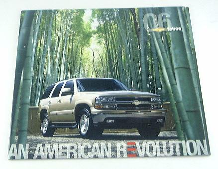 2006 06 chevrolet chevy tahoe truck suv brochure z71 lt