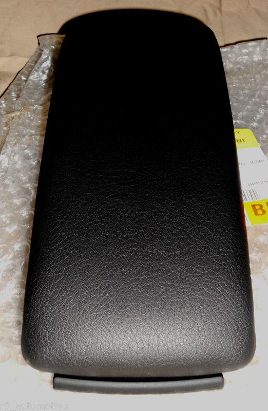 2002 to 2008 audi a4/s4 center armrest lid - factory oem - black nappa leather