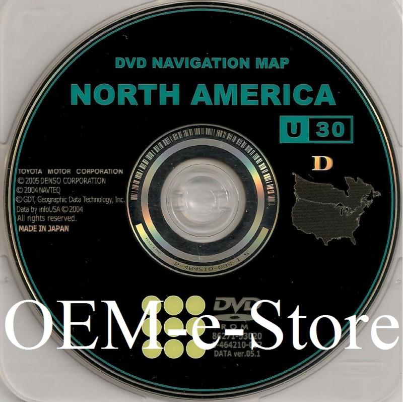 2006 2007 2008 prius 4runner sienna xle / limited navigation dvd map u.s canada