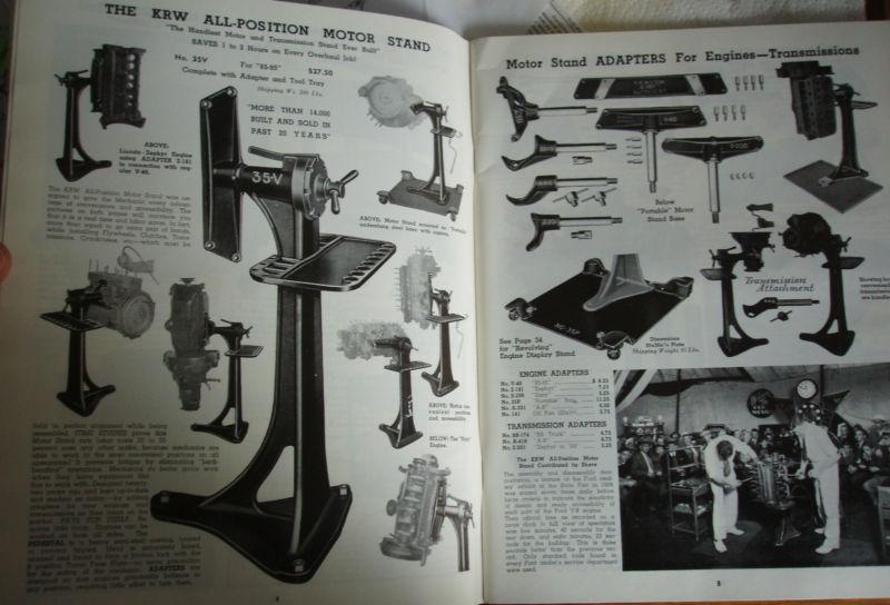 Purchase KRW 1940 Catalog of Service Tools & Garage Equipment Ford V8