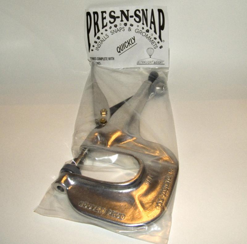 Press-n-snap tool, snap setting tool