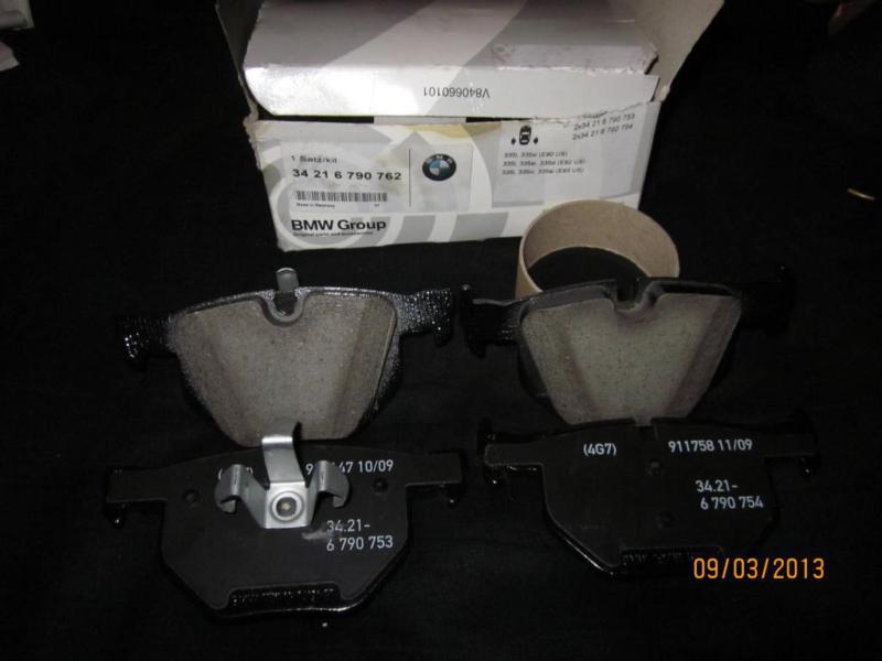 Purchase Brand new OEM BMW (E90) Rear Brake Pads 34216791938 in Chino