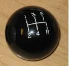 Hurst 5 speed shifter shift knob black 1983-2004 mustang t5 t45 tr3650 gt lx 5.0