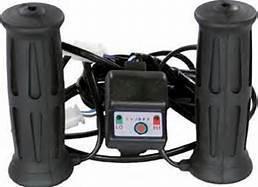 Atv heated grips wps grips 40-4130 universal fit honda polaris yamaha  can am 