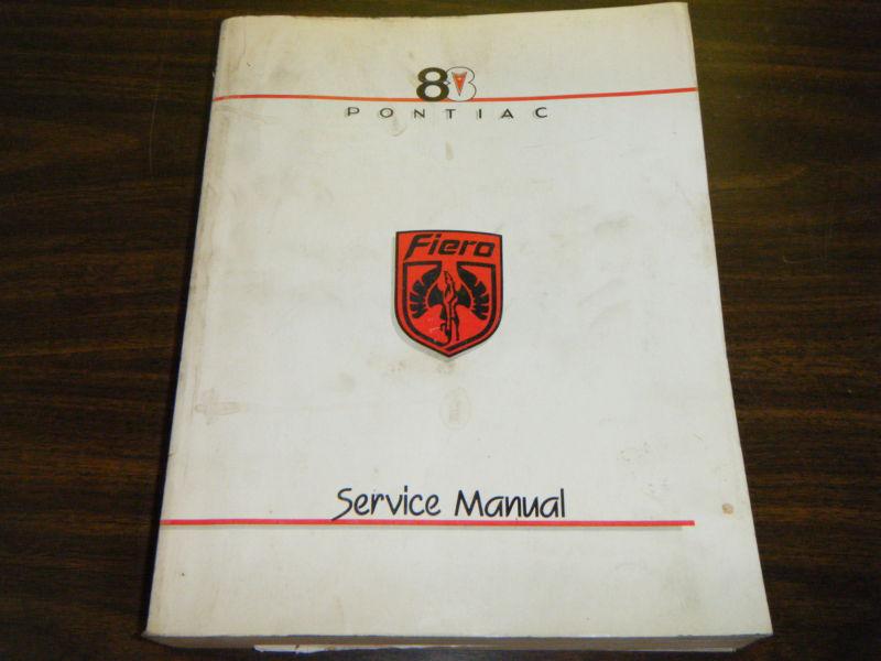 1988 pontiac fiero service manual used