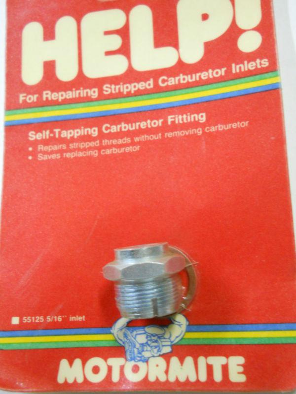 Help parts 7/8'' self-tapping carburetor fitting - 5/16'' inlet