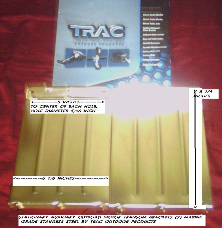 OUTBOARD MOTOR STAINLESS STEEL STATIONERY MOUNTING BRACKETS, US $52.00, image 2