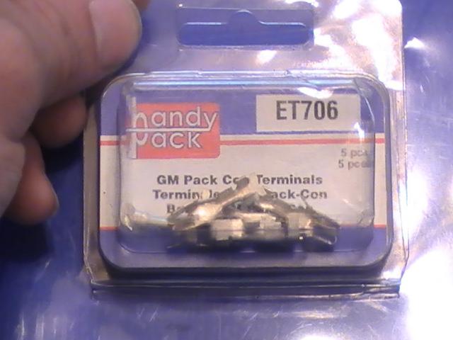 Carquest et706 gm pack con terminals 5 pces