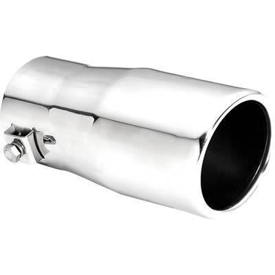 Pilot automotive exhaust tip 2" inlet clamp-on 2 3/4" outlet polished pm582