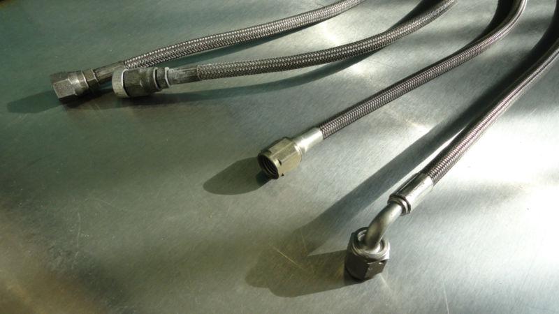 (4) NASCAR -4 Racing Brake Line Stainless Steel Braided 16