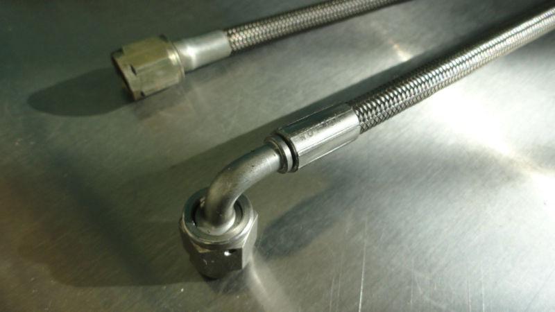 (4) NASCAR -4 Racing Brake Line Stainless Steel Braided 16