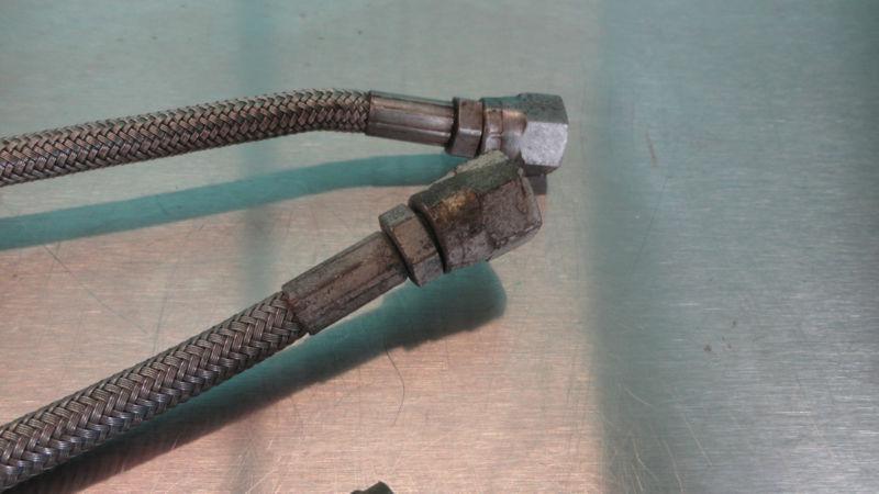 (4) NASCAR -4 Racing Brake Line Stainless Steel Braided 16
