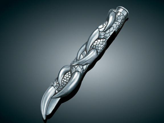 Kuryakyn 1099 chrome raptor kickstand cover for 1991-2006 harley touring