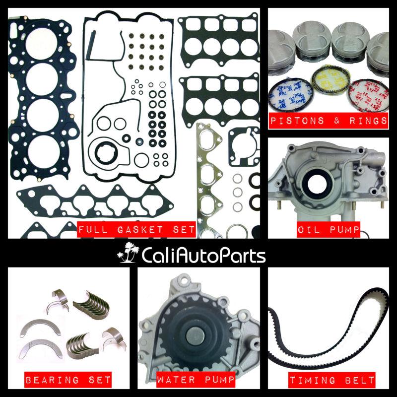 96-97 honda civic del sol 1.6 dohc v-tec b16a3 master overhaul engine kit