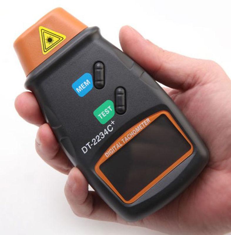 Digital dt-2234c+ laser photo tachometer meter non contact auto-range high accur