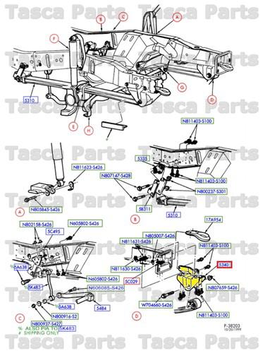 New oem lh front leaf spring mounting bracket 04-05 ford f250 f350 sd excursion
