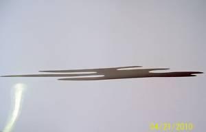 2 rv boat car trailer graphic decal maroon tan