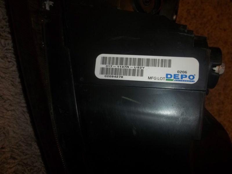 2006-2007-2008 HONDA CIVIC SEDAN PASSENGER RIGHT SIDE HALOGEN HEADLIGHT, US $24.99, image 4