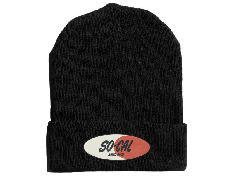 Purchase SO CAL LOGO BEANIE BLACK HOT ROD RAT STREET OLD SCHOOL CUSTOM