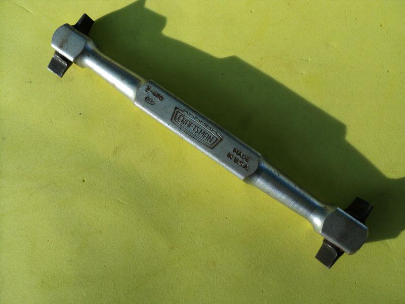 Craftsman tool four way offset screwdriver with nice old crown logo