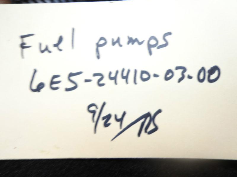 Purchase fuel pumps 6e5244100300 Yamaha 19842004 115300 HP HPDI OUTBOARD MOTOR696 in