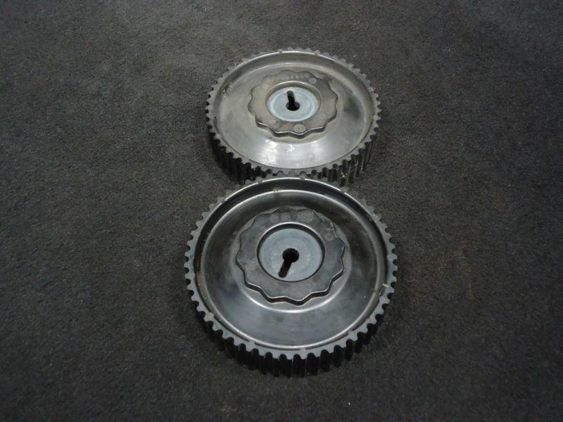 #69j-11537-00-00 cam gear(2x) 2002-2012 200hp 225hp yamaha 4-stroke boat~549~ #1