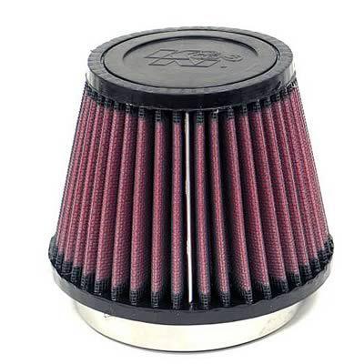 K&n air filter element filtercharger conical cotton gauze red 3.5" dia inlet ea