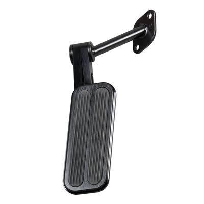 Lokar throttle pedal billet aluminum black anodized firewall mount rubber insert