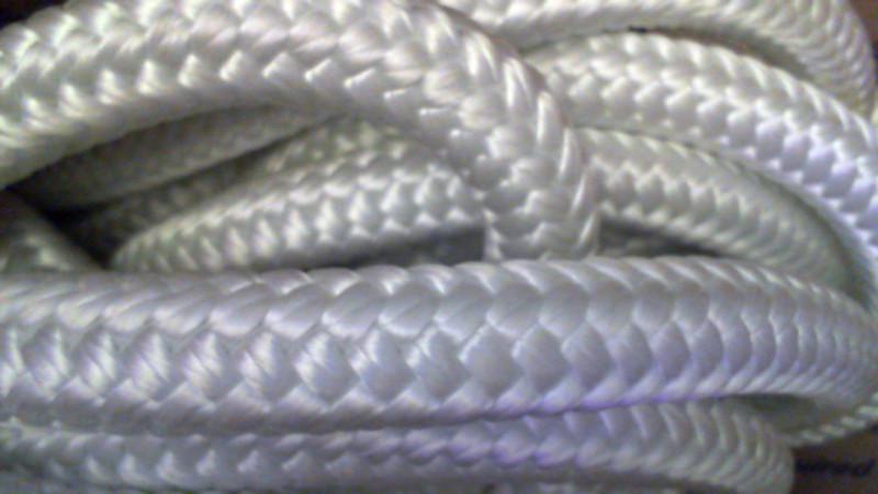 17mm (11/16") x 112' 16 strand double braided nylon rope samson fn-16 w/samthane