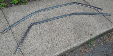 Chrome window trim lt & rt 68-69 dodge charger, plymouth satellite, ply rrunner