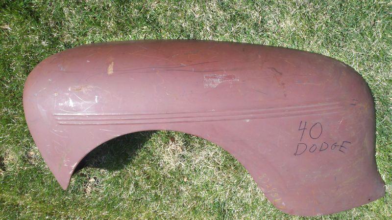 Nos 1940 dodge left  fender business coupe 2 door 4 door sedan convertible limo 