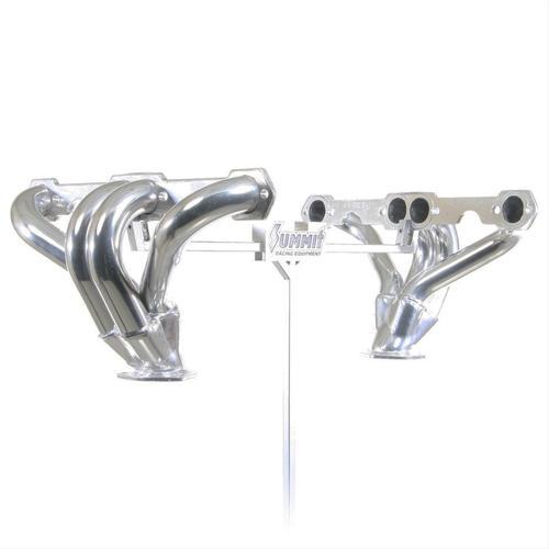 Patriot tight tuck street rod headers block hugger silver ceramic coated 1 5/8"