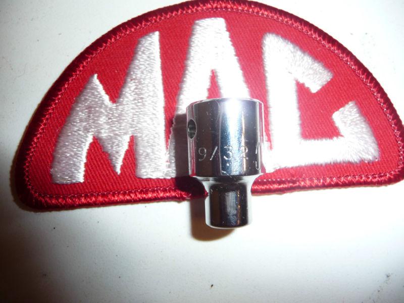 Mac tools 9/32" chrome socket, 3/8" drive, 6 point