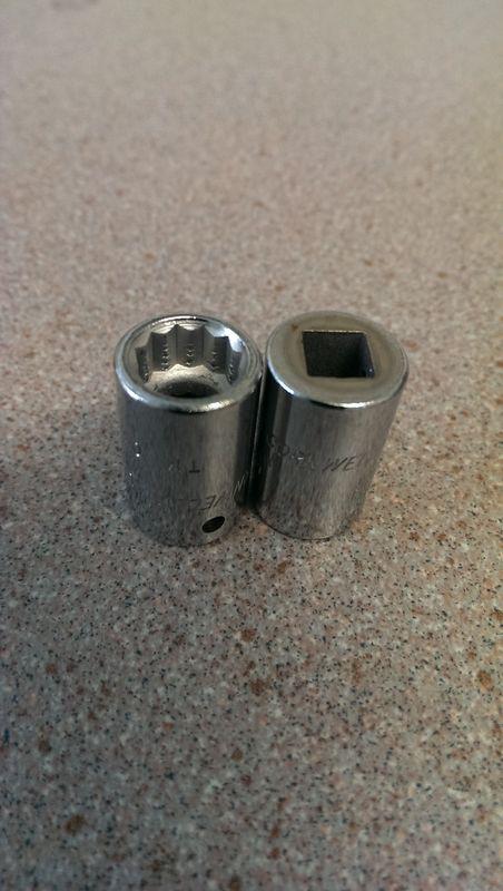 Cornwell 0109 9mm 12 point socket 1/4" drive wholesale lot of 2 made in usa
