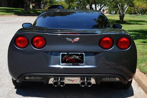 Acc 042108 - 05-13 chevy corvette exhaust filler panel polished car chrome trim
