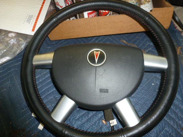 04-06 pontiac gto steering wheel, controls, cruise and wiper switch air bag