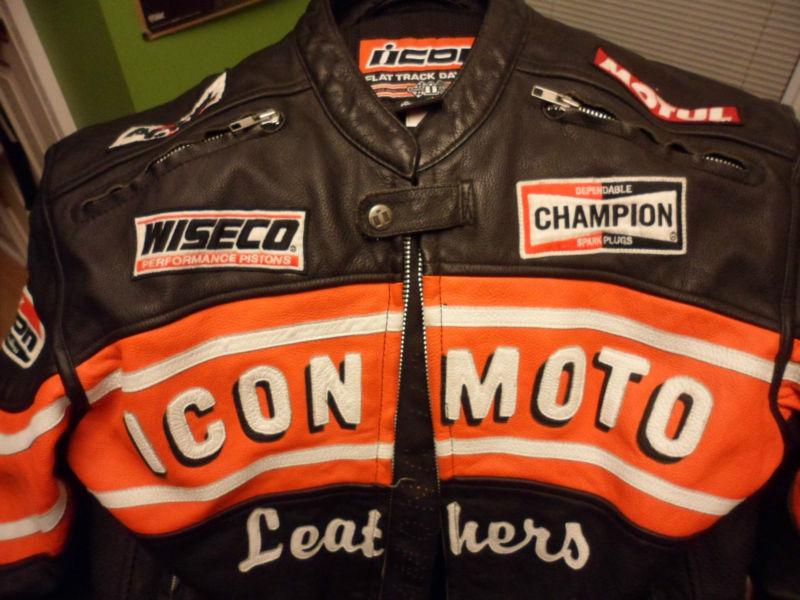 Purchase Icon Vintage Flattrack Daytona Jacket 3XLarge/Black in