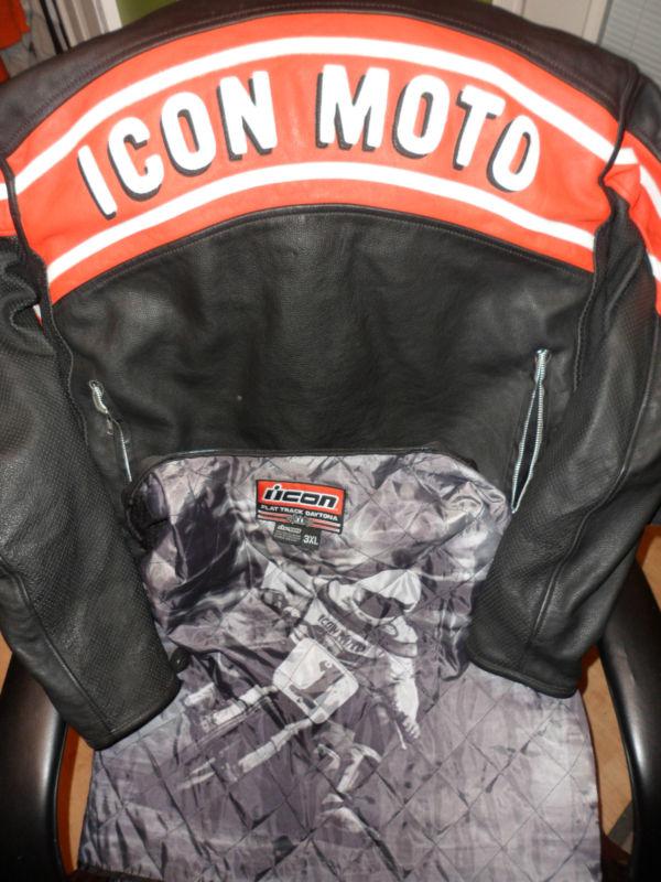 Icon Vintage Flattrack Daytona Jacket - 3X-Large/Black, US $99.99, image 4