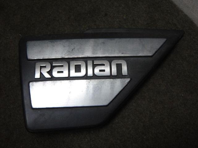 89 yamaha yx600 yx 600 radian side cover, left #34